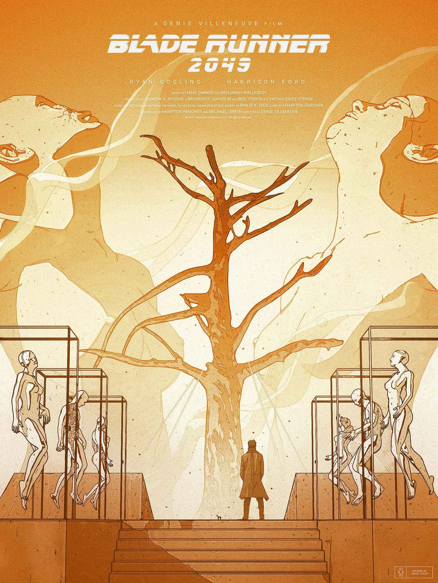 Blade Runner 2049 screenprinted poster (Variant)