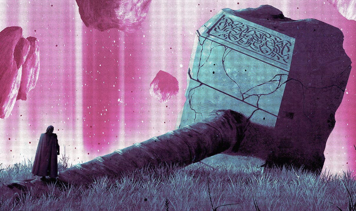 Thor: Ragnarok screenprinted poster