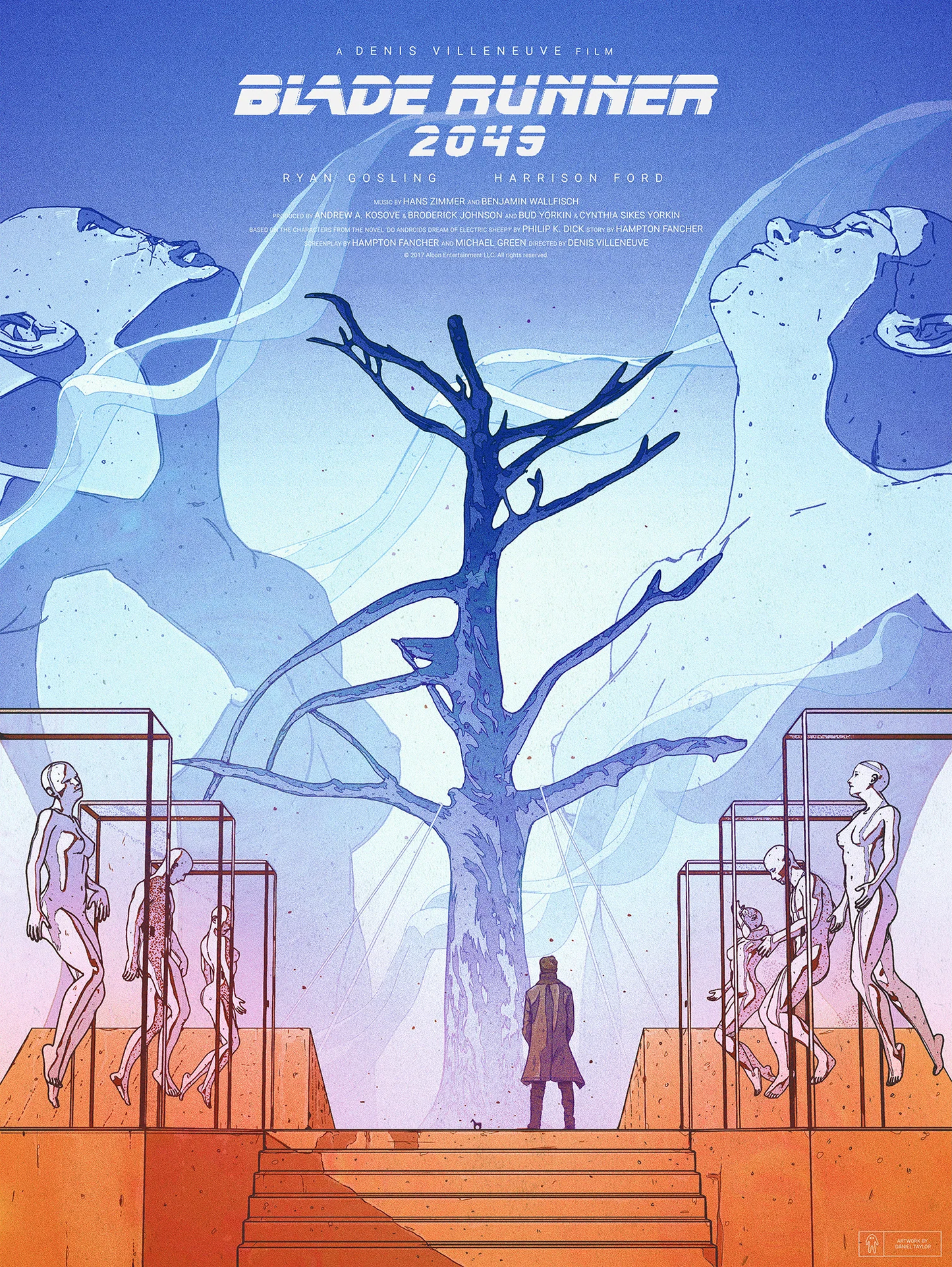 Blade Runner 2049 screenprinted poster