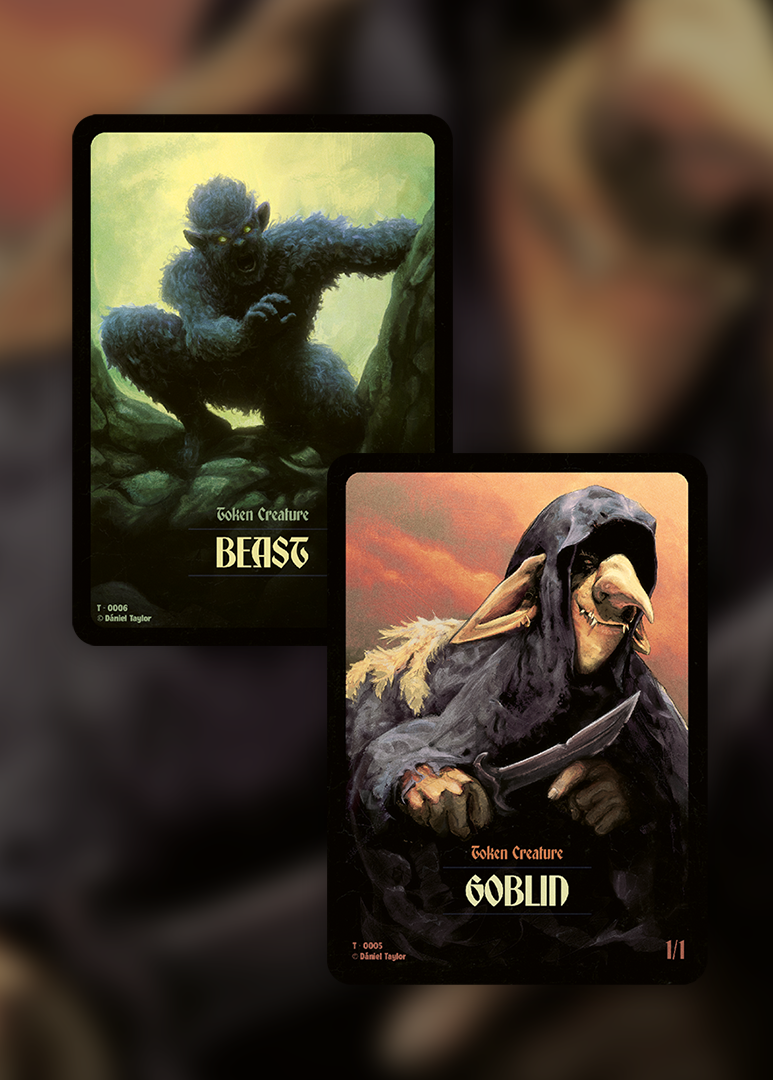 Goblin // Beast Double-Sided Token