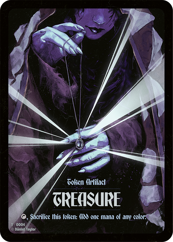 Vampire // Treasure Double-Sided Token