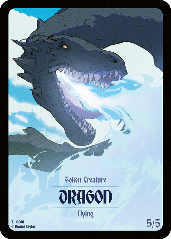 Dragon // Bird Double-Sided Token