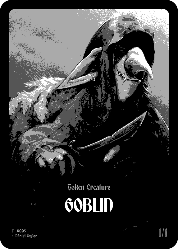 Goblin // Beast Double-Sided Token