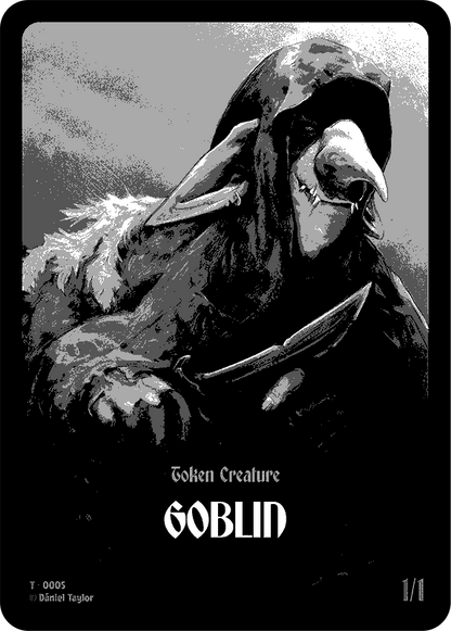 Goblin // Beast Double-Sided Token