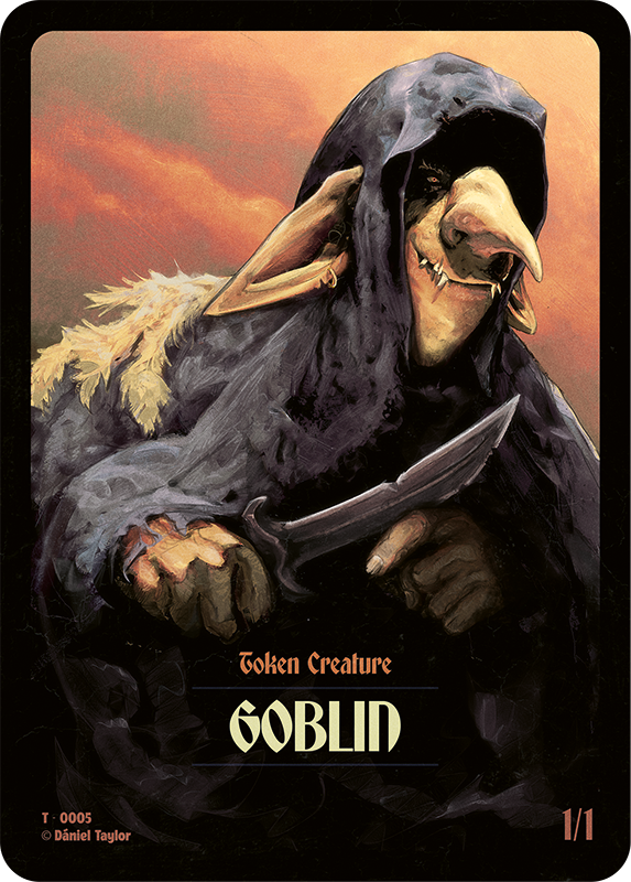 Goblin // Beast Double-Sided Token