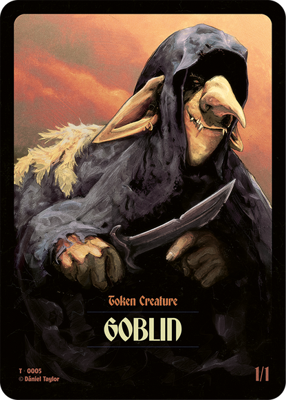 Goblin // Beast Double-Sided Token