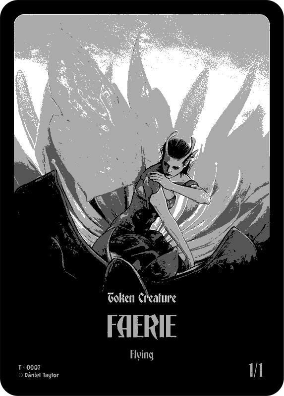 Faerie // Copy Double-Sided Token