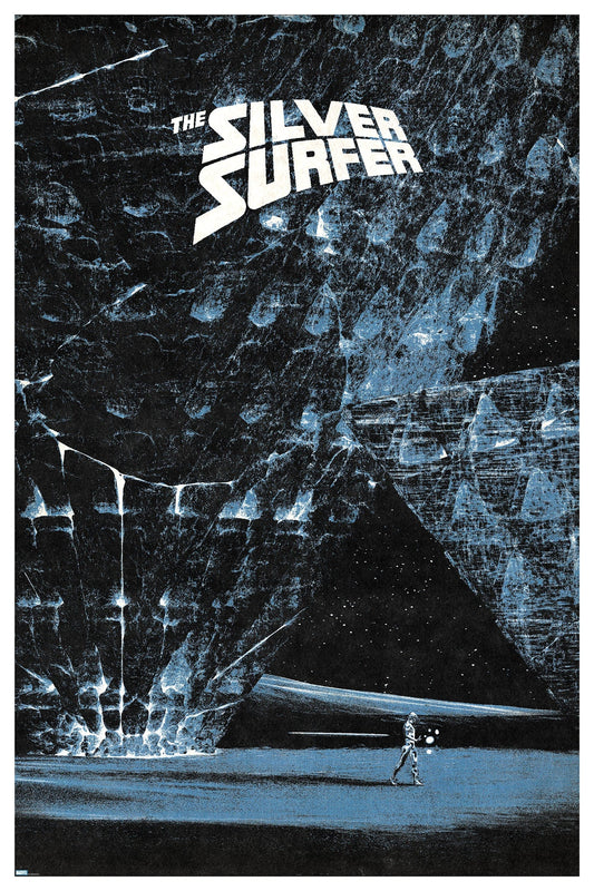 Silver Surfer screenprinted poster