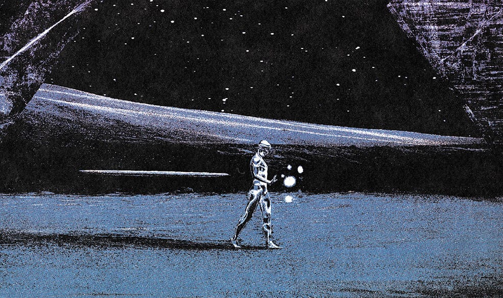 Silver Surfer screenprinted poster (Variant)