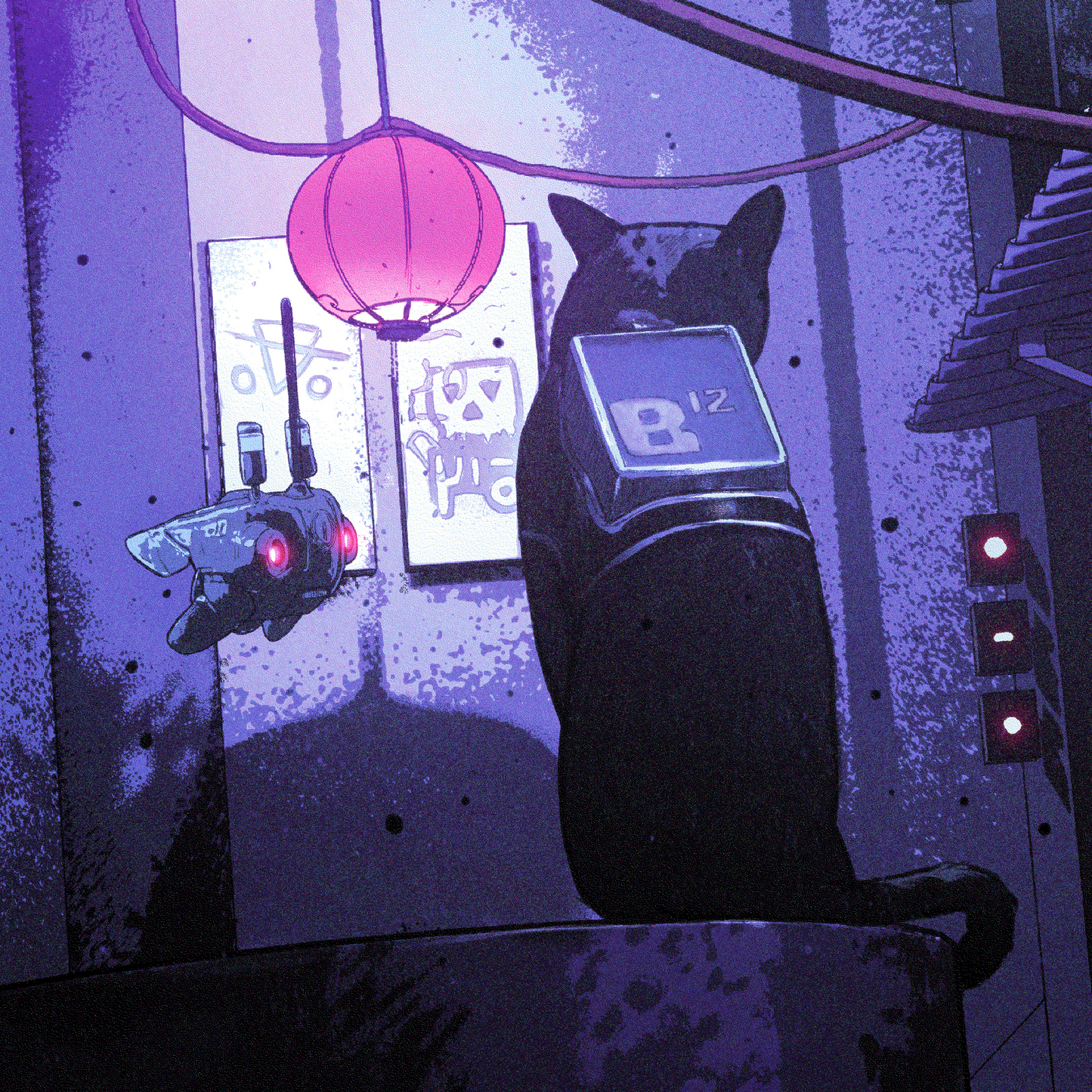 Stray screenprinted poster