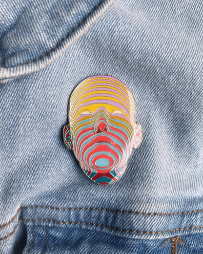 "Now I'm Here" - enamel pin