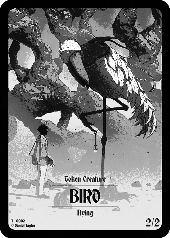 Dragon // Bird Double-Sided Token