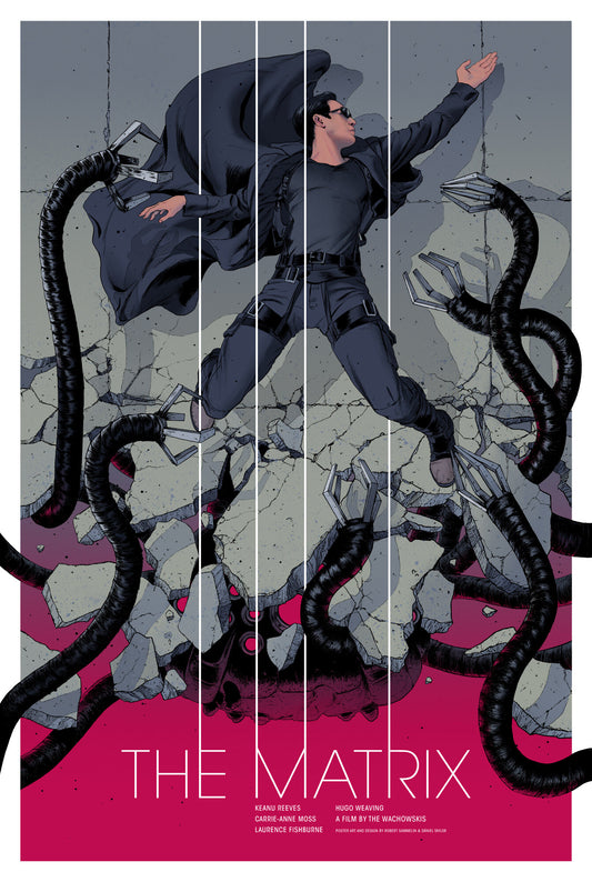 The Matrix screenprinted poster